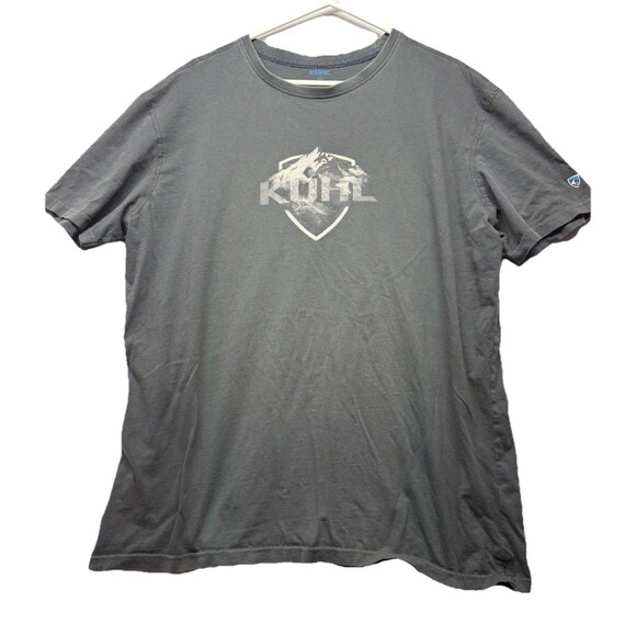 Kuhl Other - Kuhl Shirt Mens XXL Gray Wildfibre Organic Cotton Logo Graphic Tee Tagless